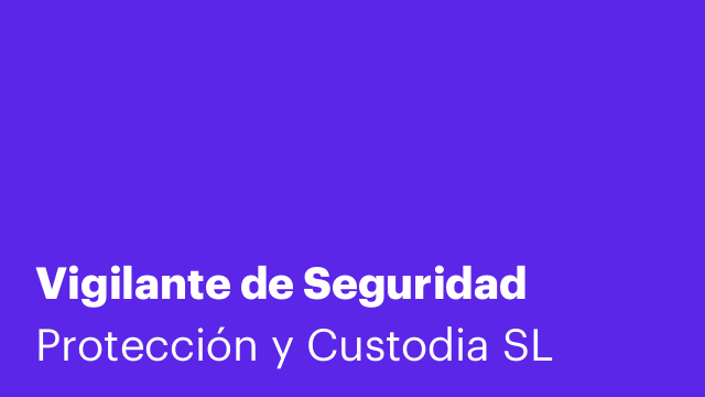 Vigilante de Seguridad