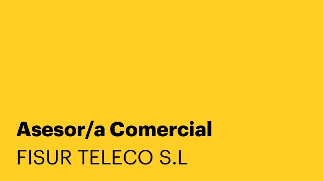 Asesor/a Comercial