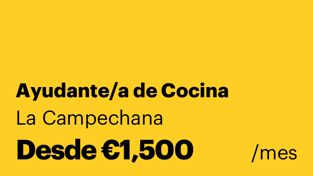 Ayudante/a de Cocina