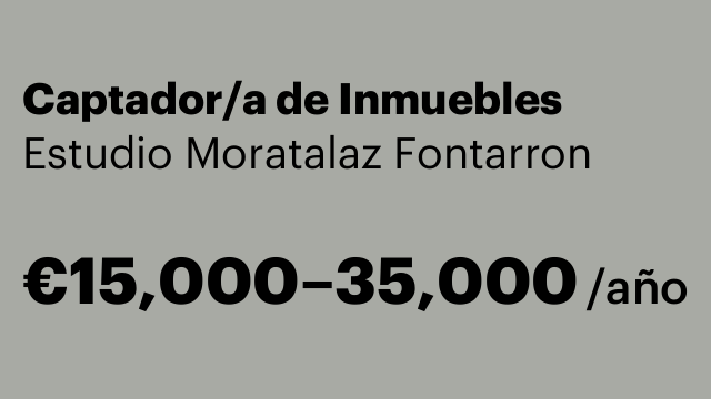 Captador/a de Inmuebles