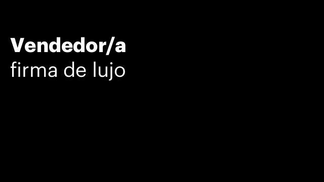 Vendedor/a