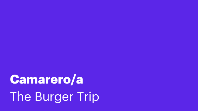 Camarero/a