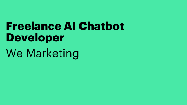 Freelance AI Chatbot Developer