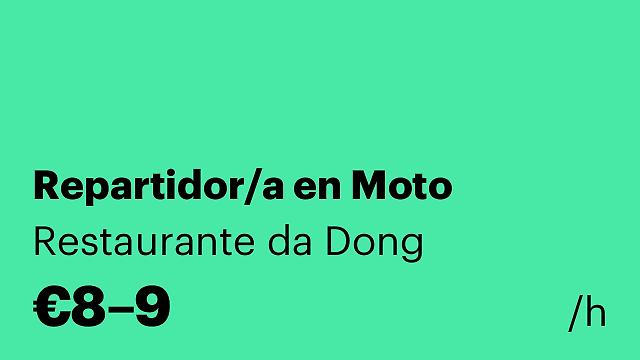 Repartidor/a en Moto