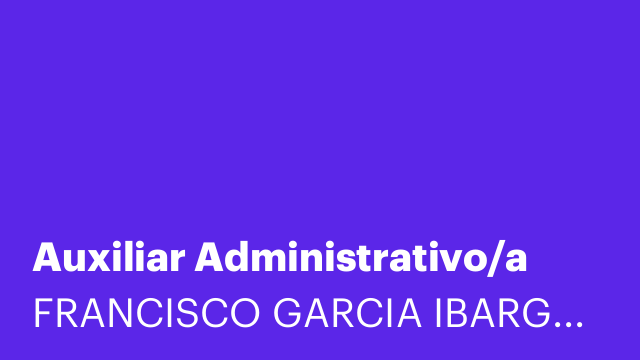 Auxiliar Administrativo/a