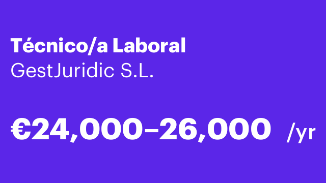 Técnico/a Laboral