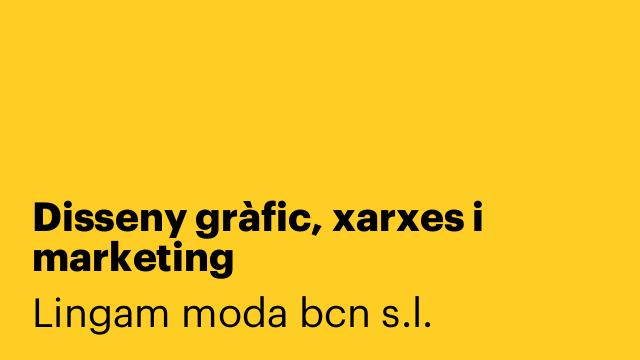 Disseny gràfic, xarxes i marketing