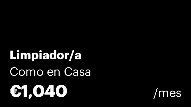 Limpiador/a
