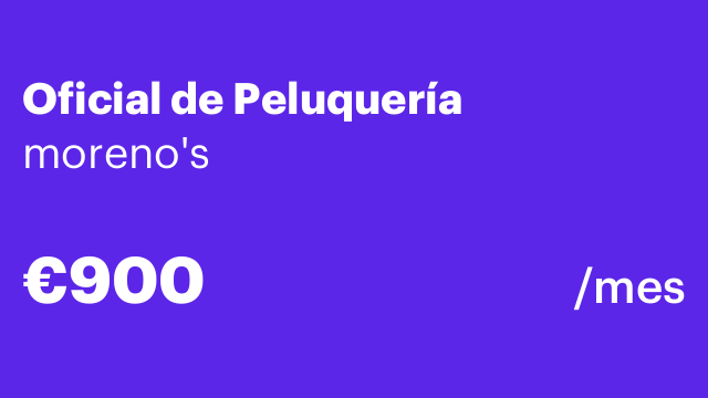 Oficial de Peluquería