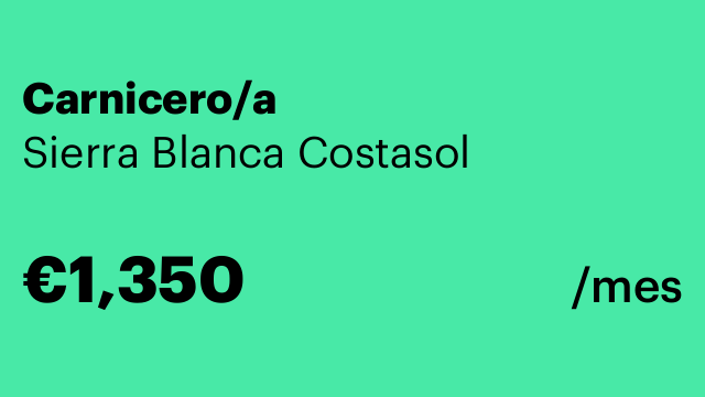 Carnicero/a