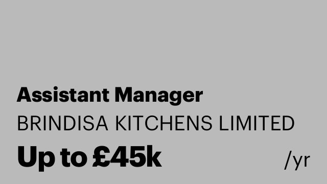 Assistant Manager