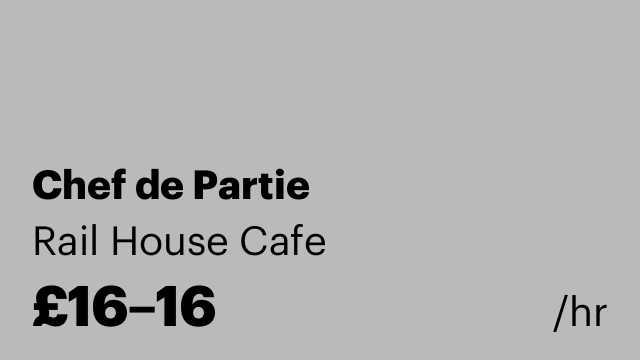 Chef de Partie