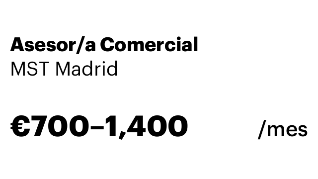 Asesor/a Comercial