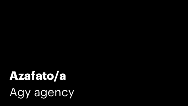 Azafato/a