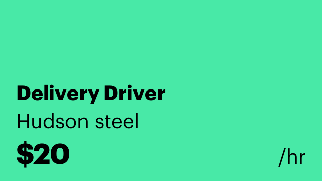 Delivery Driver