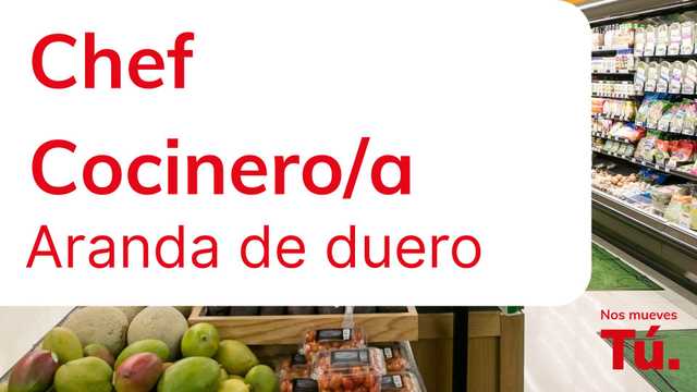 Chef / Cocinero/a - Aranda de Duero