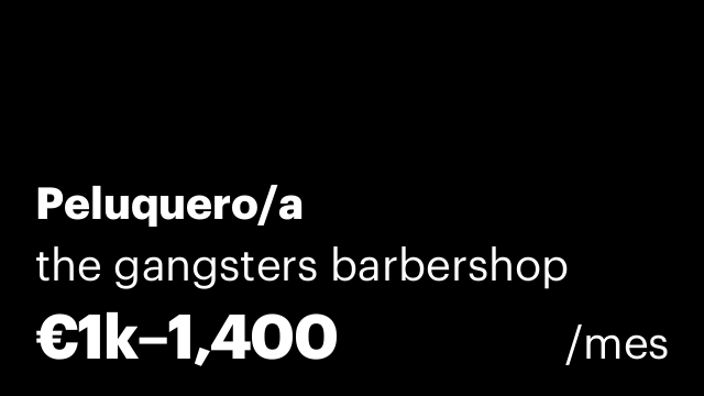 Peluquero/a