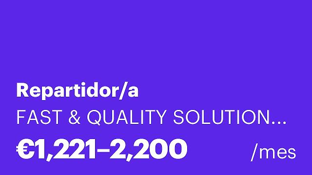 Repartidor/a