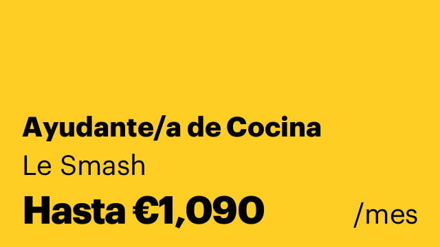Ayudante/a de Cocina