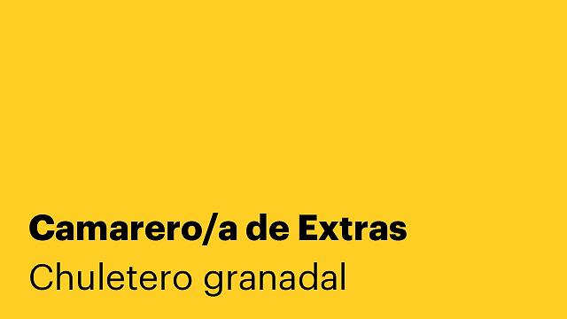 Camarero/a de Extras
