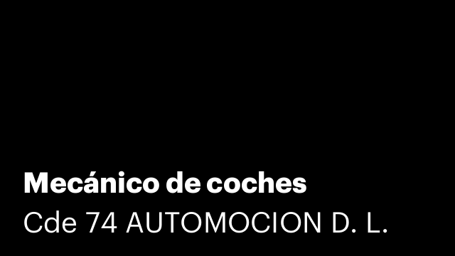 Mecánico de coches