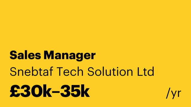 Sales Manager