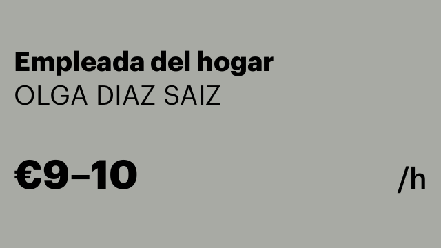 Empleada del hogar
