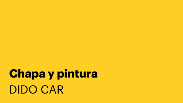 Chapa y pintura