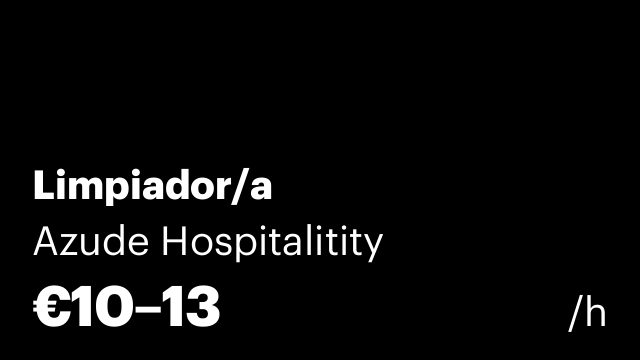 Limpiador/a