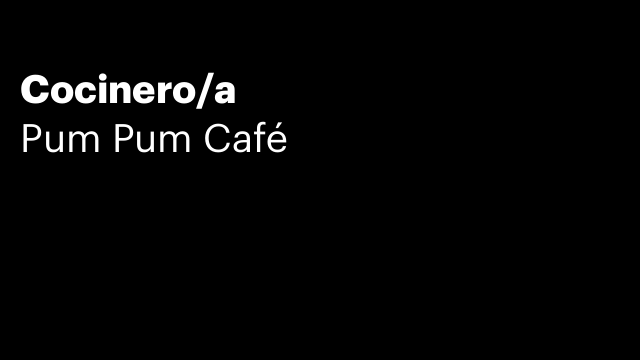 Cocinero/a