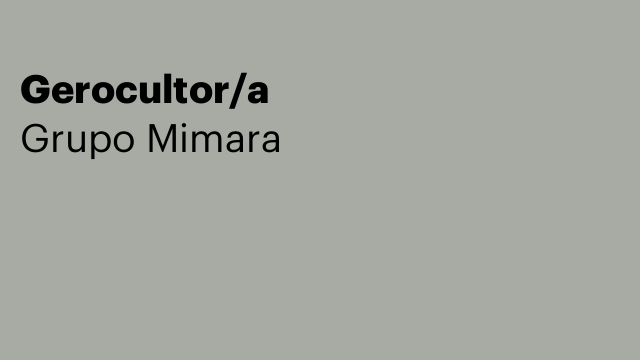 Gerocultor/a