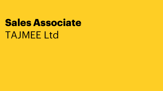 Sales Associate