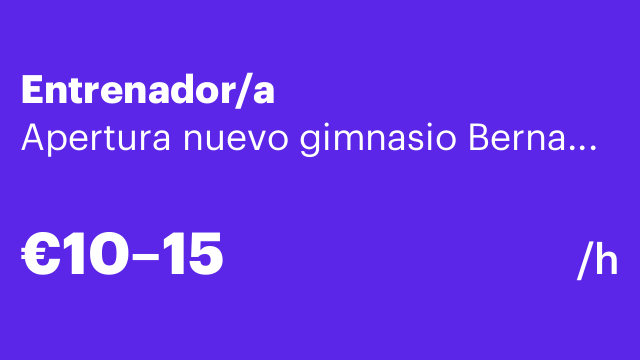 Entrenador/a