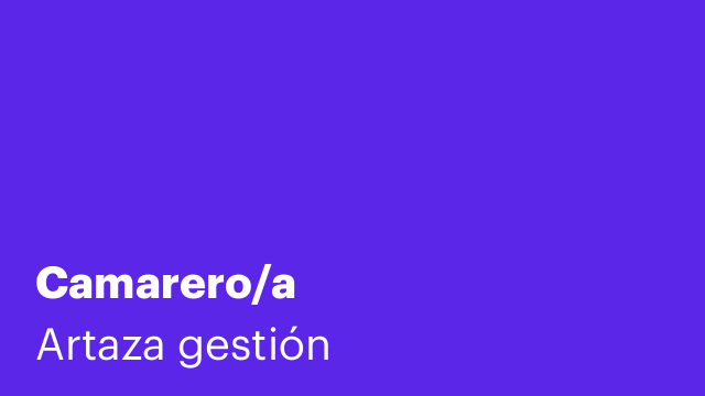 Camarero/a