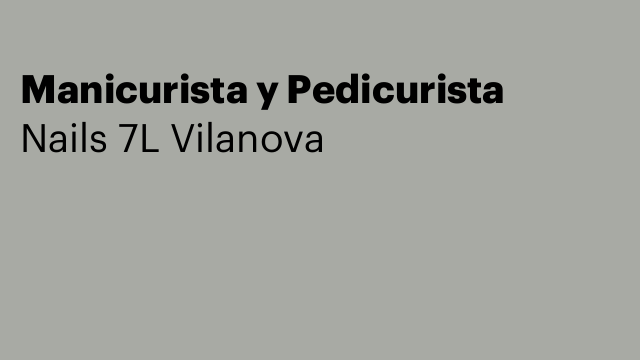 Manicurista y Pedicurista
