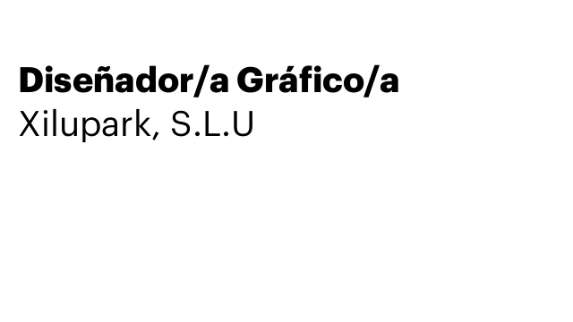 Diseñador/a Gráfico/a
