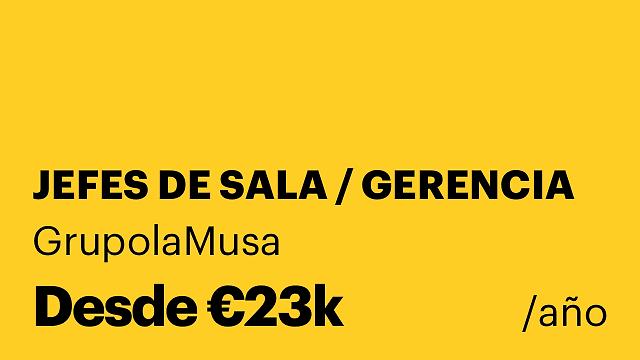 JEFES DE SALA / GERENCIA