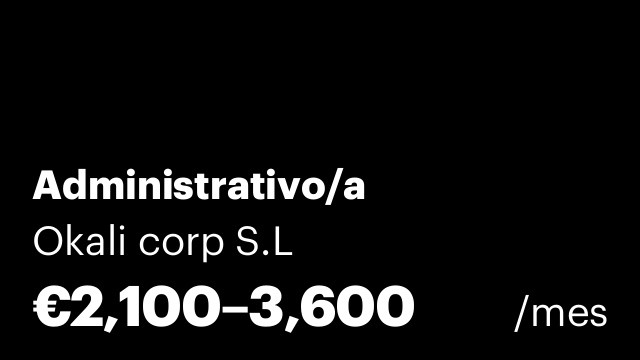 Administrativo/a