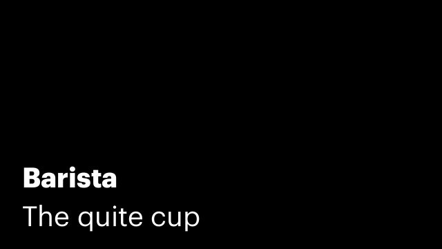 Barista