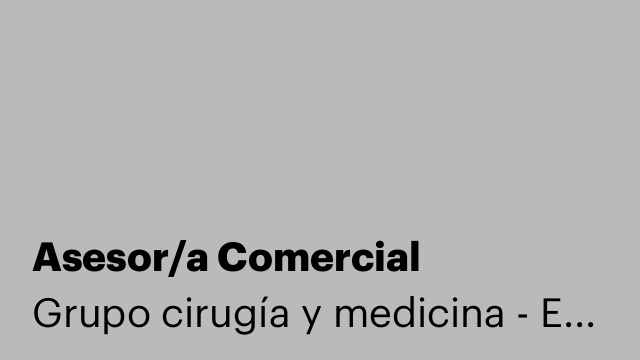 Asesor/a Comercial