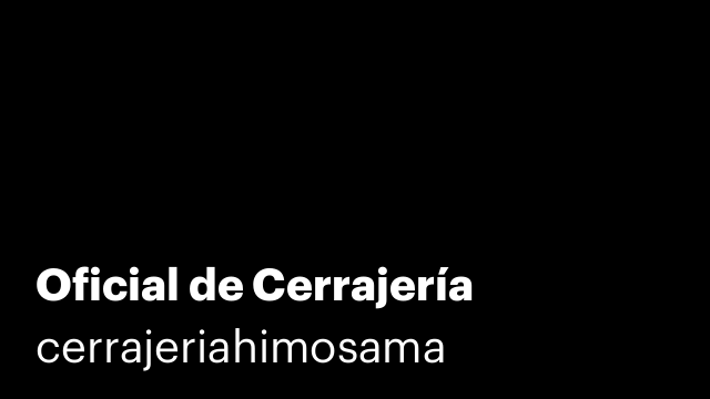Oficial de Cerrajería