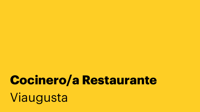 Cocinero/a Restaurante