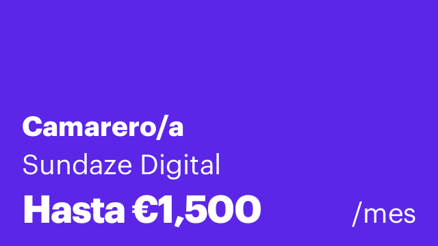 Camarero/a