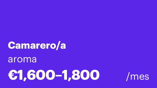 Camarero/a