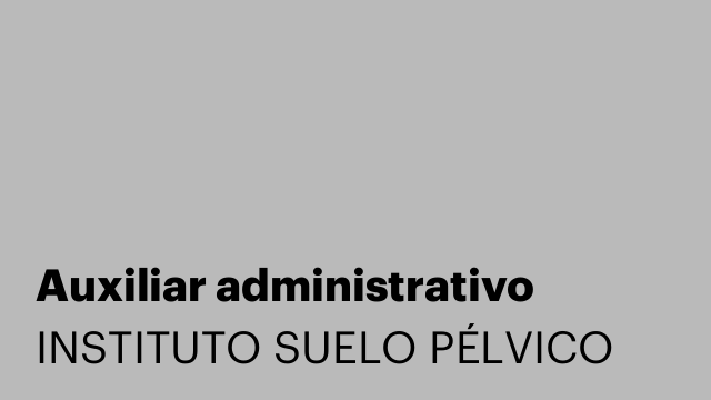 Auxiliar administrativo