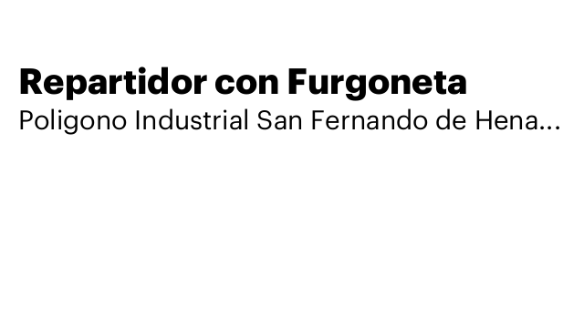 Repartidor con Furgoneta