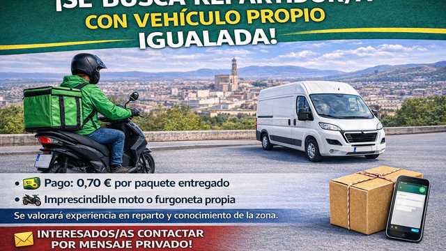 Repartidor/a con Vehículo Propio