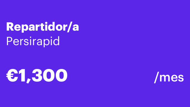 Repartidor/a