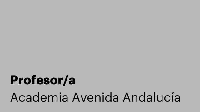 Profesor/a