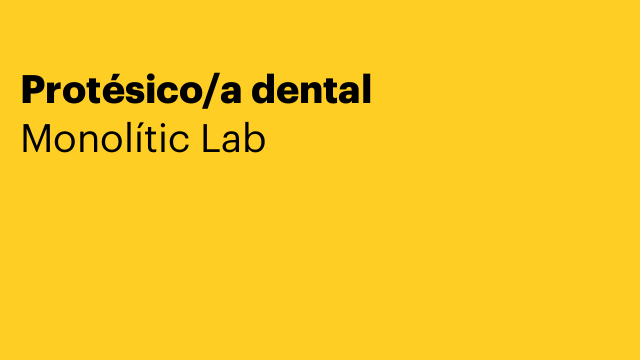 Protésico/a dental